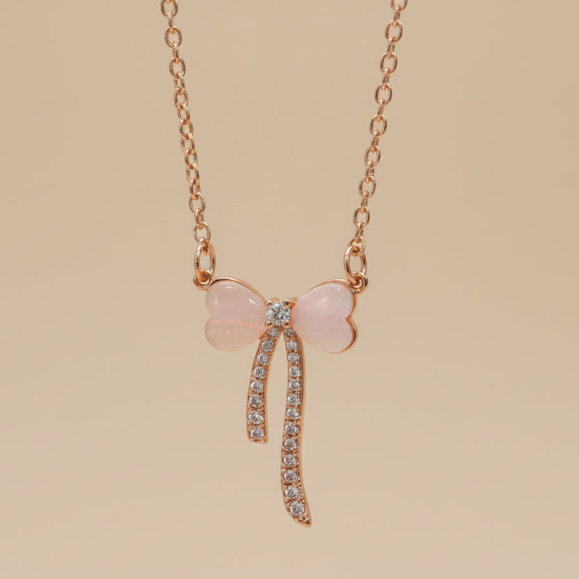 Cupid bow rosegold Necklace