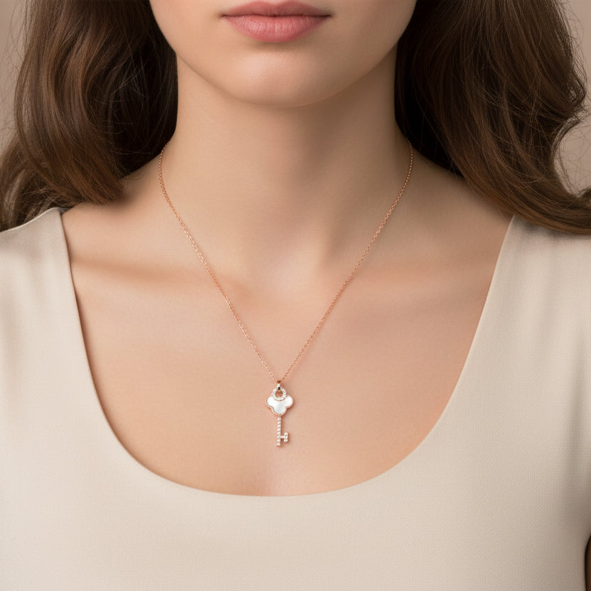 Key Rosegold Necklace