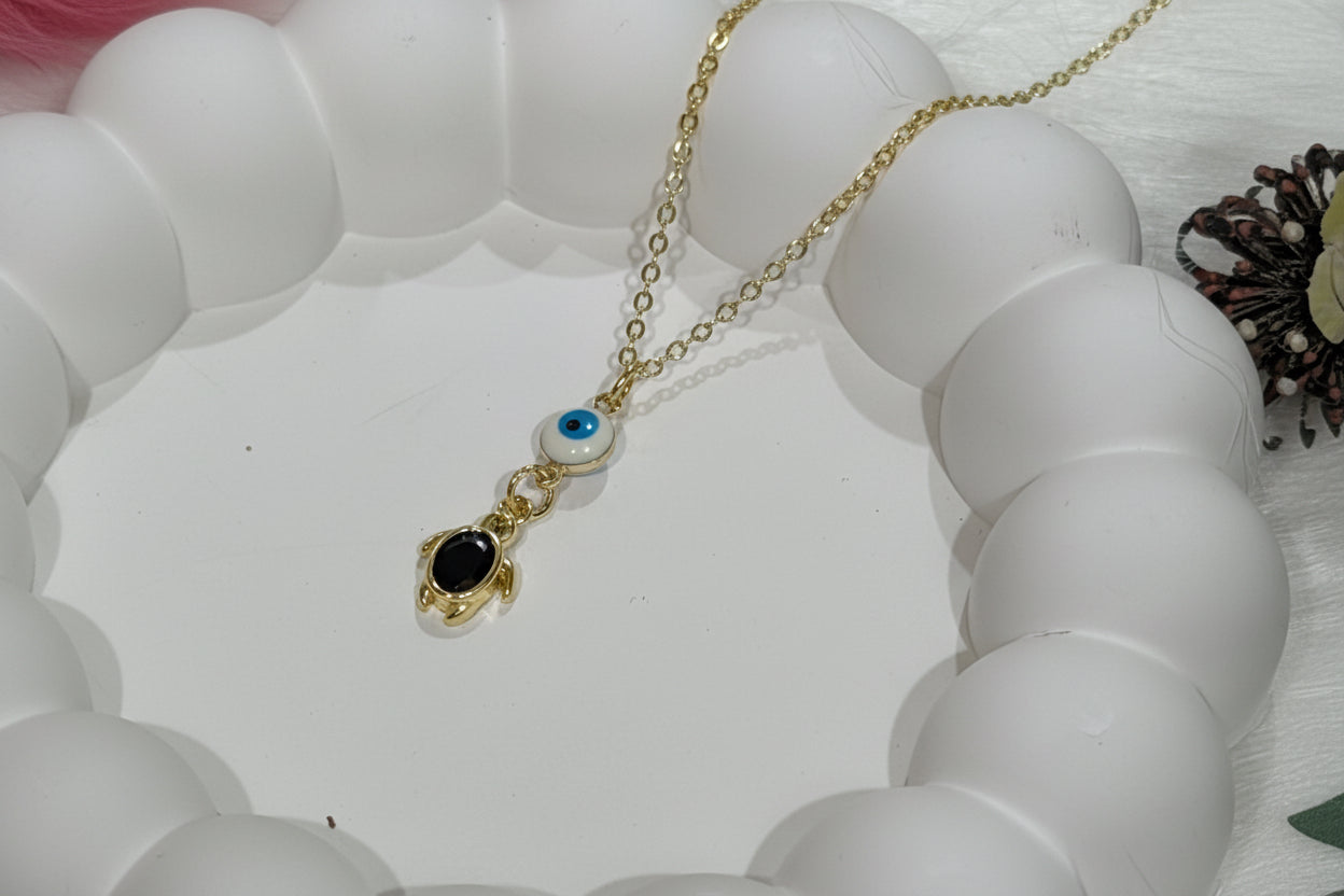 Turtle Evil eye Necklace