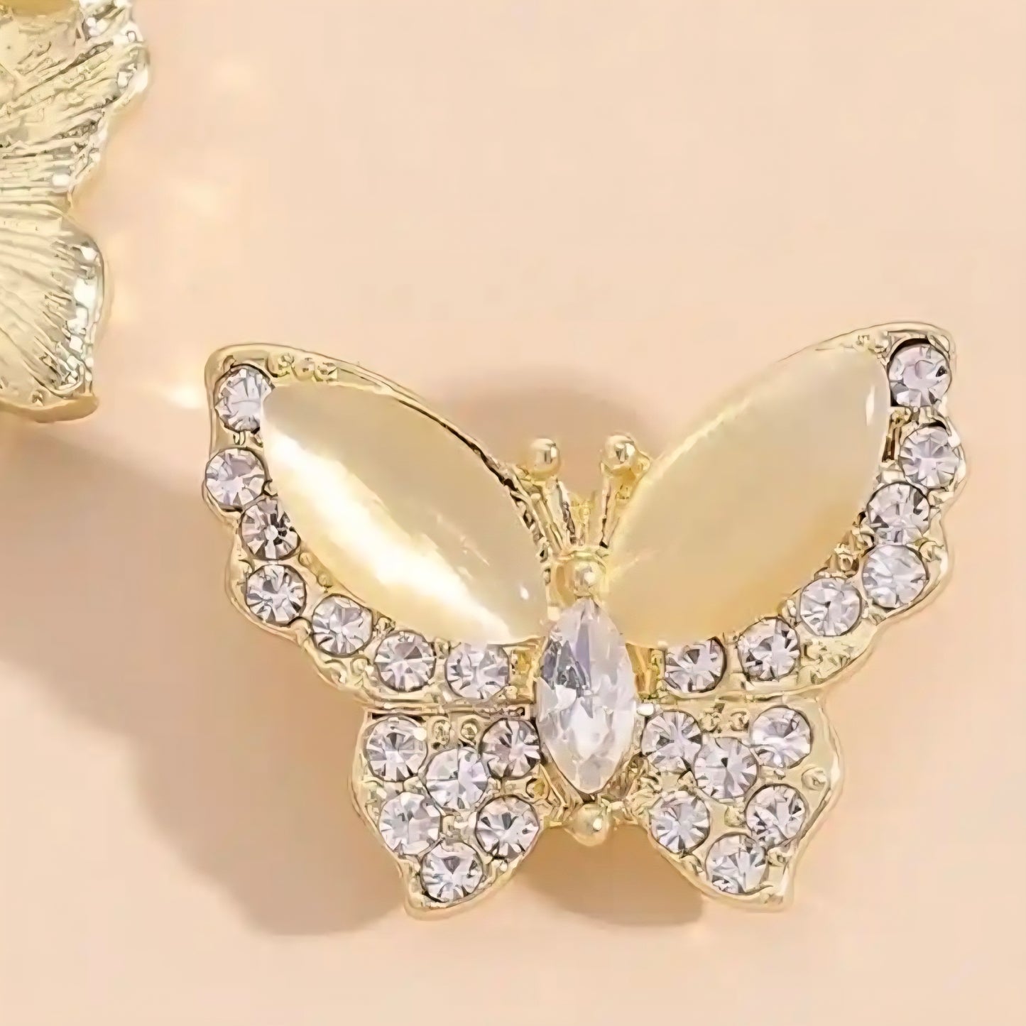 Daisy Butterfly Studs