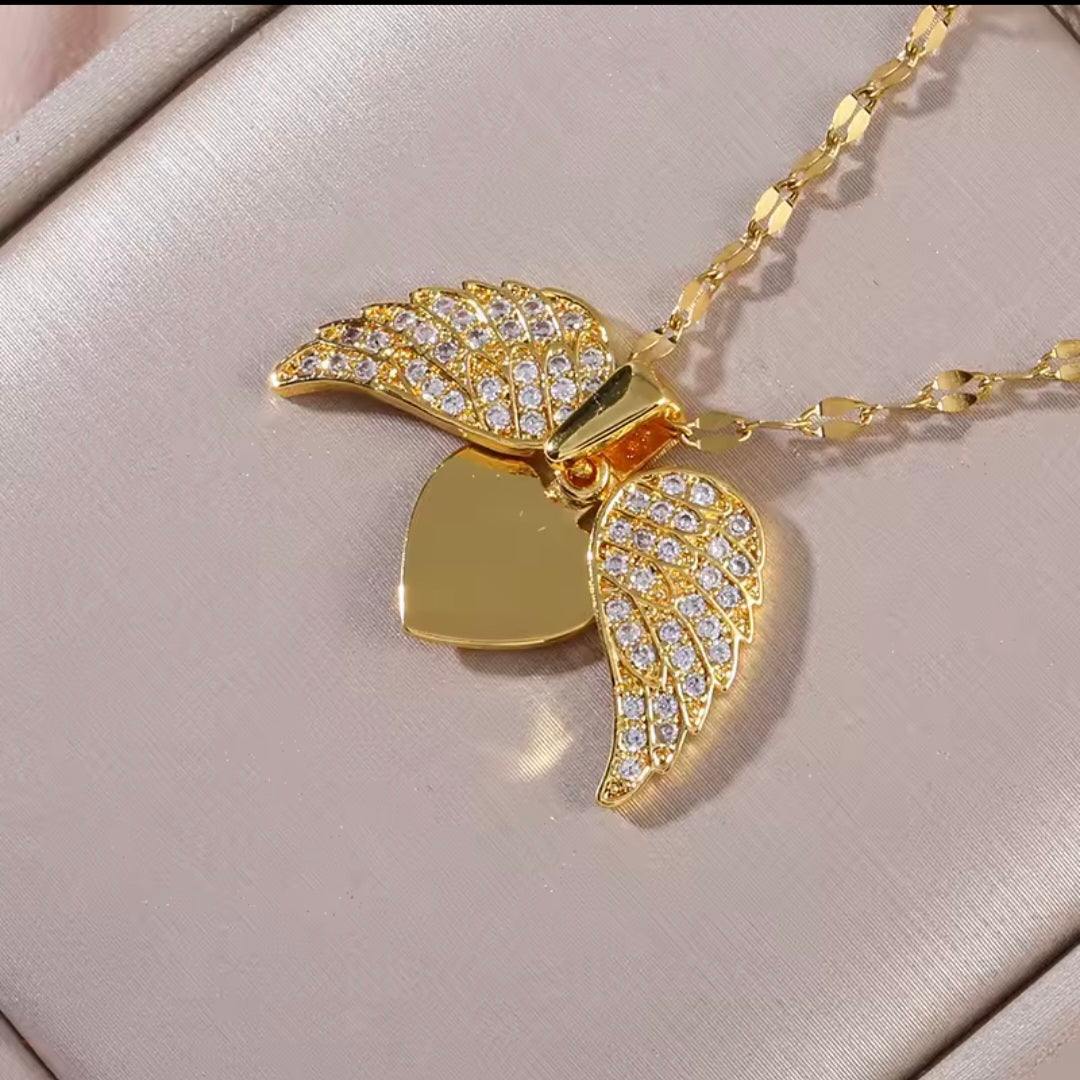 Winged Heart Necklace
