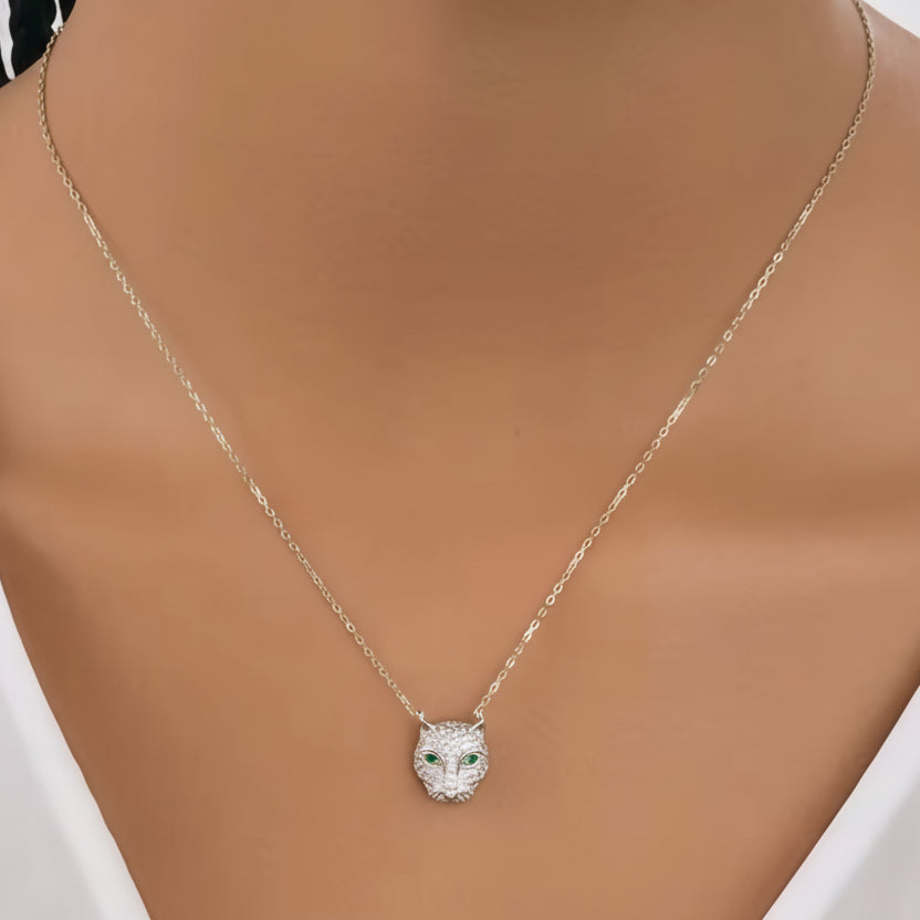 Panther Silver Necklace