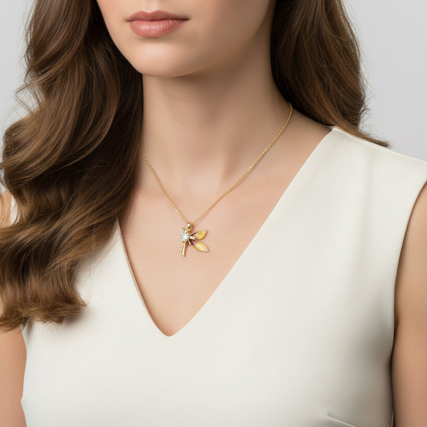 Kingfisher bird Necklace