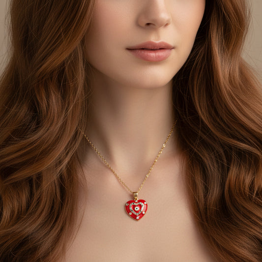 Double Heart Necklace