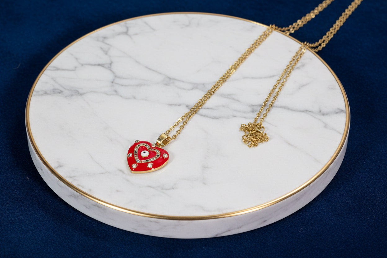 Double Heart Necklace