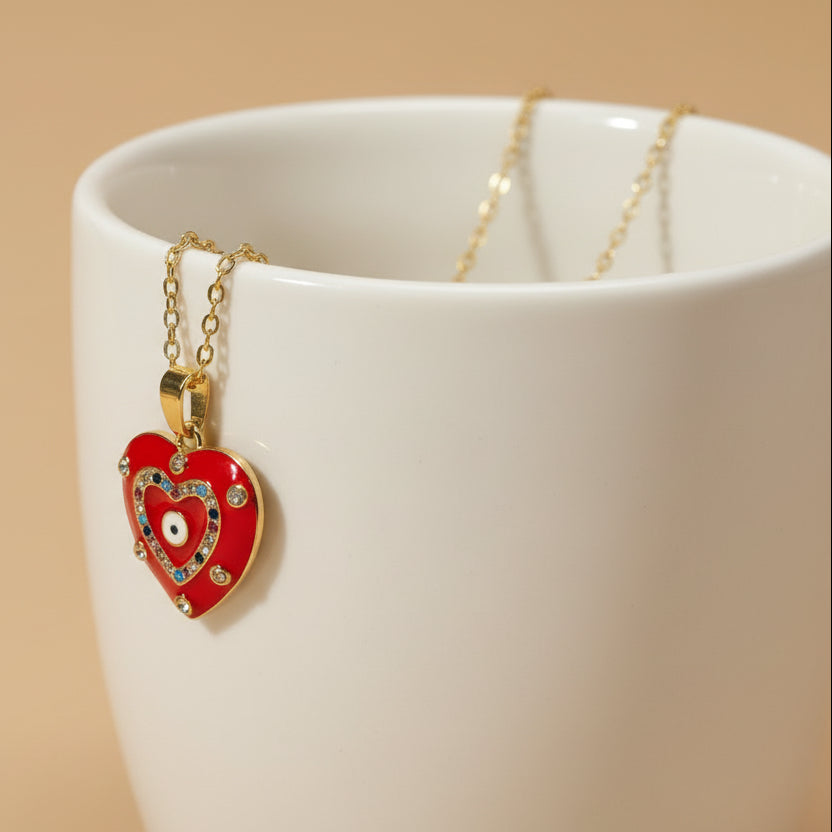 Double Heart Necklace