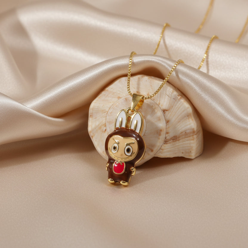 Brown Labubu doll