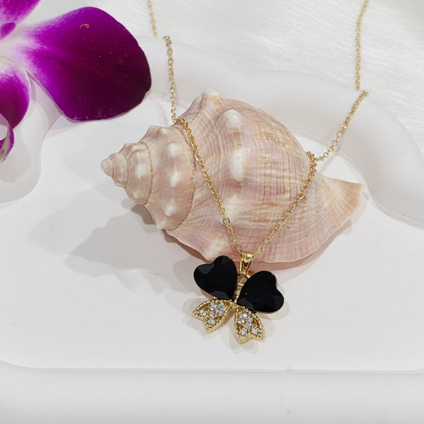 Juju Blackbow Necklace