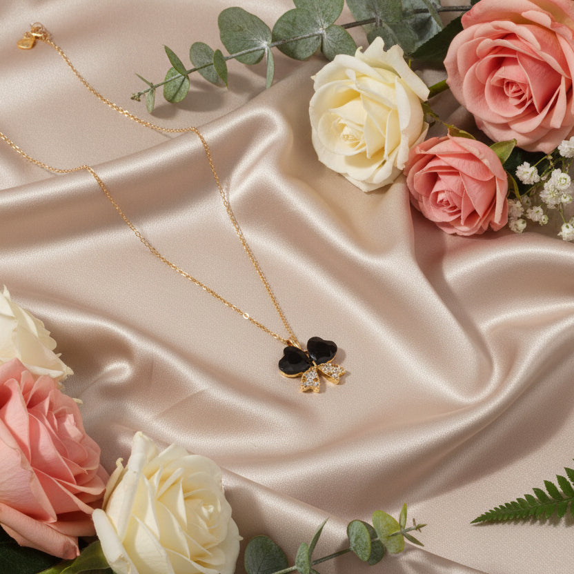 Juju Blackbow Necklace