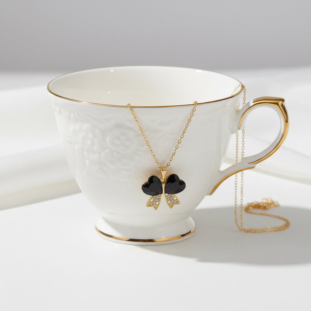 Juju Blackbow Necklace