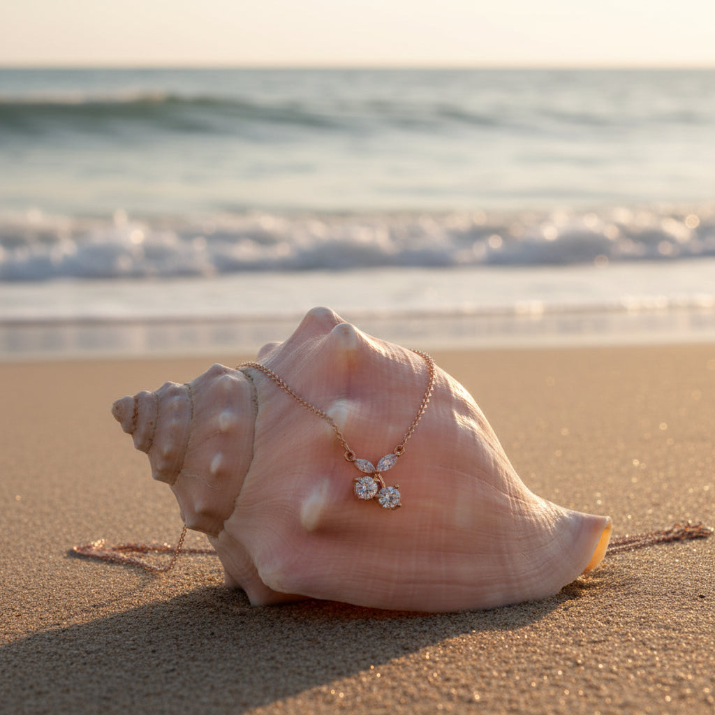 Zirconia Cherry Necklace