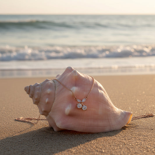 Zirconia Cherry Necklace