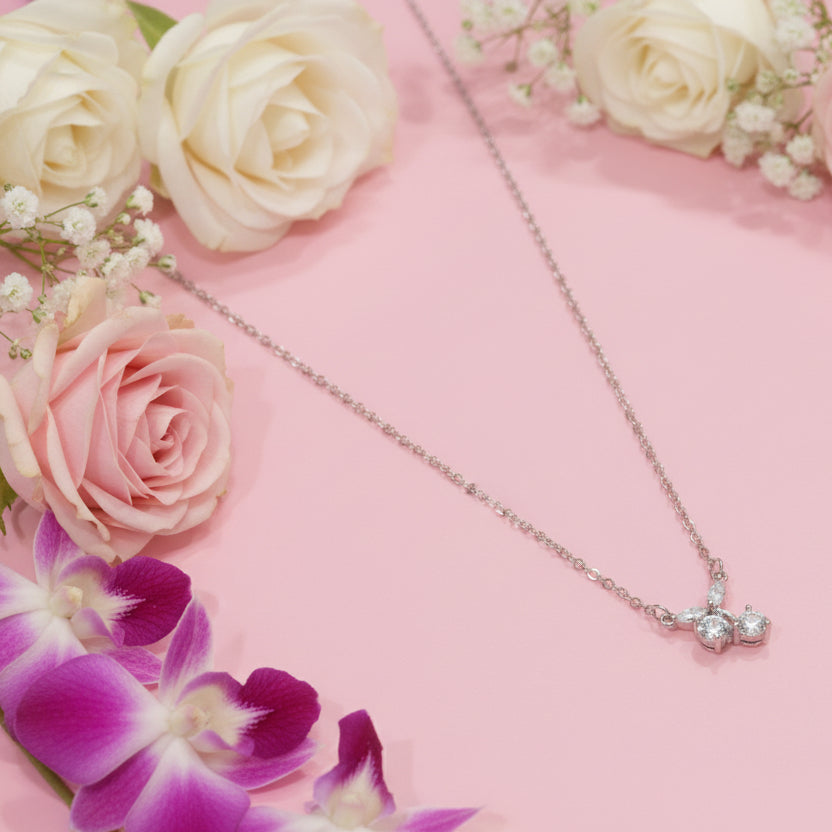 Cherry silver Necklace
