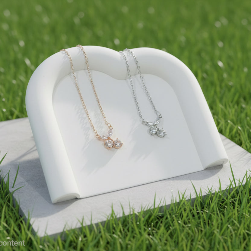 Cherry silver Necklace