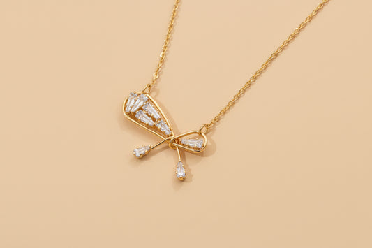 Dainty Bow Necklace