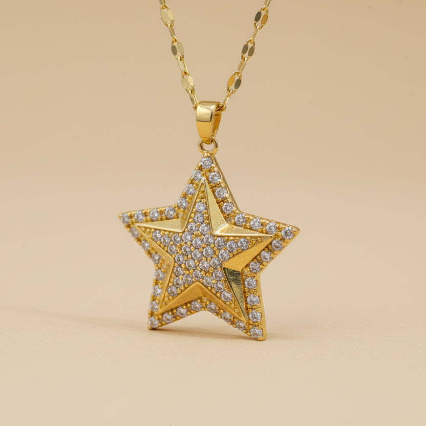 Glitter Star Necklace