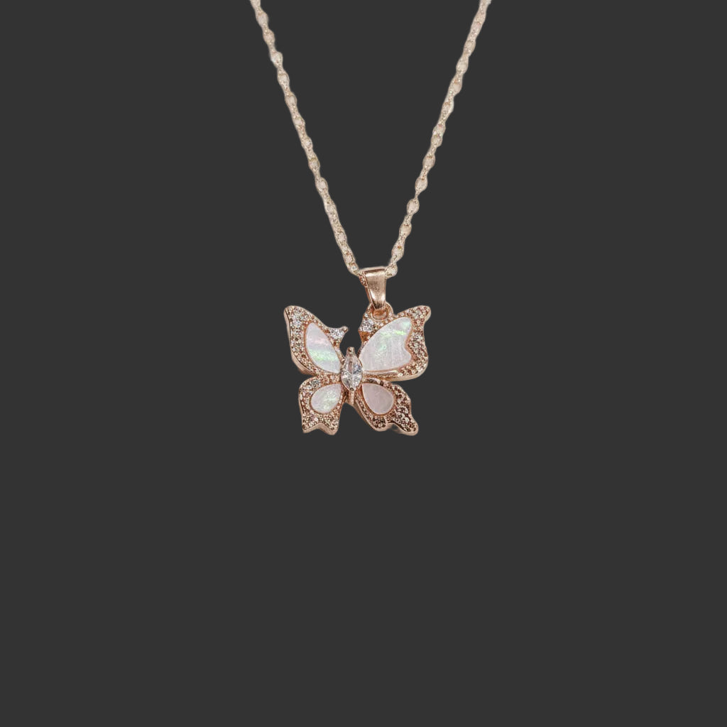 Lily Butterfly Necklace