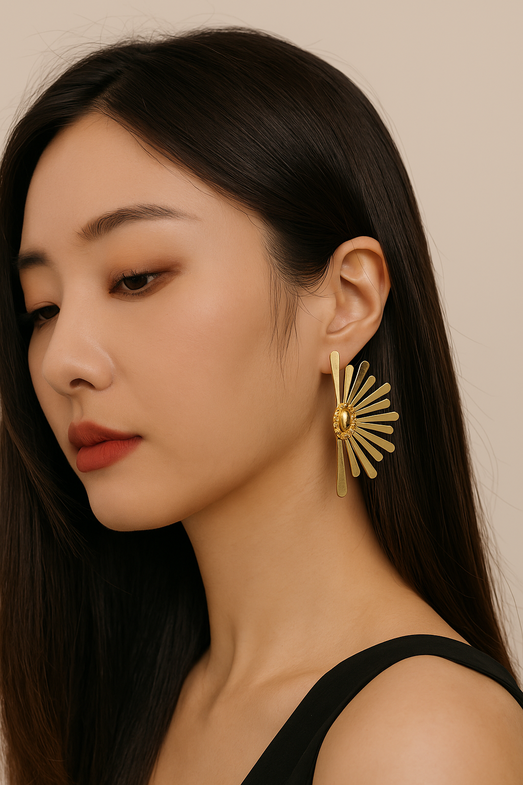 Flossie Golden Earrings