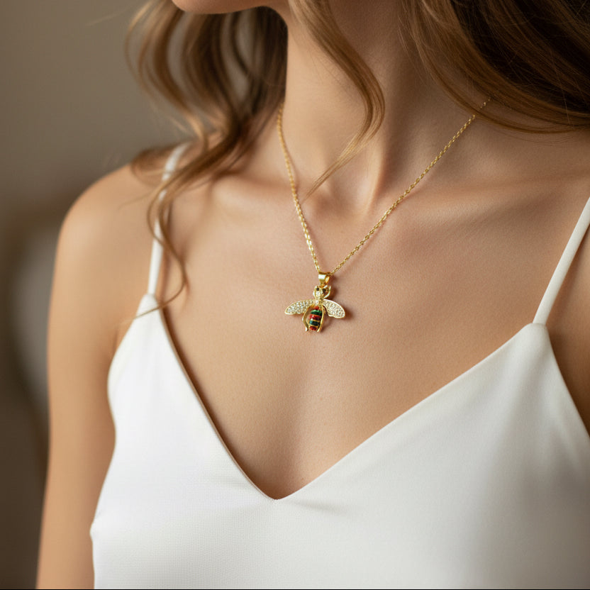 Buzzing Bee Necklace