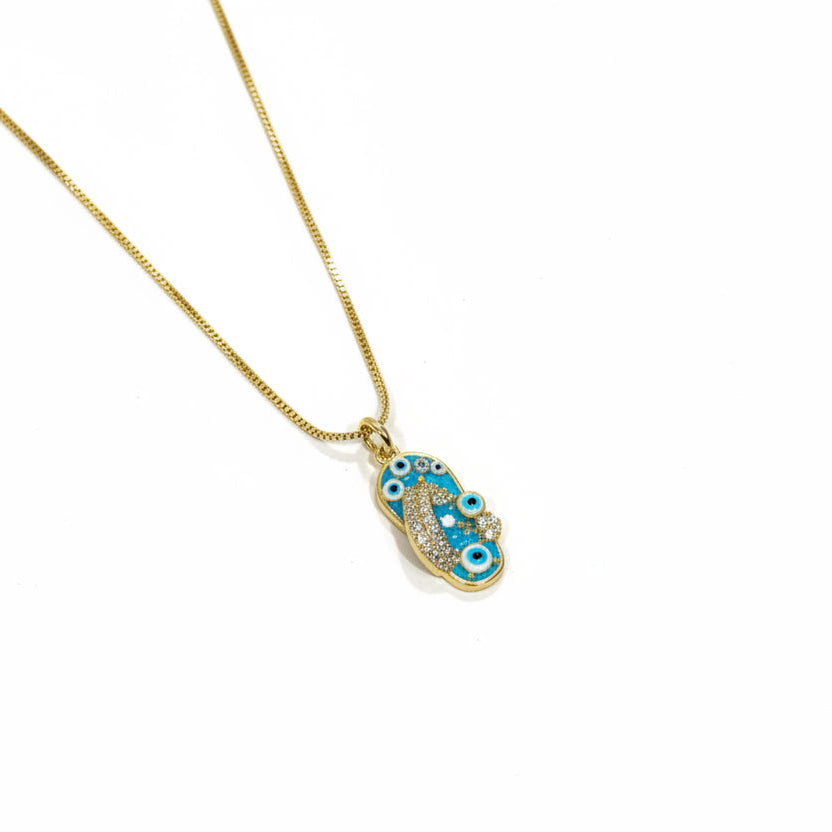Flip-Flop Evileye Necklace