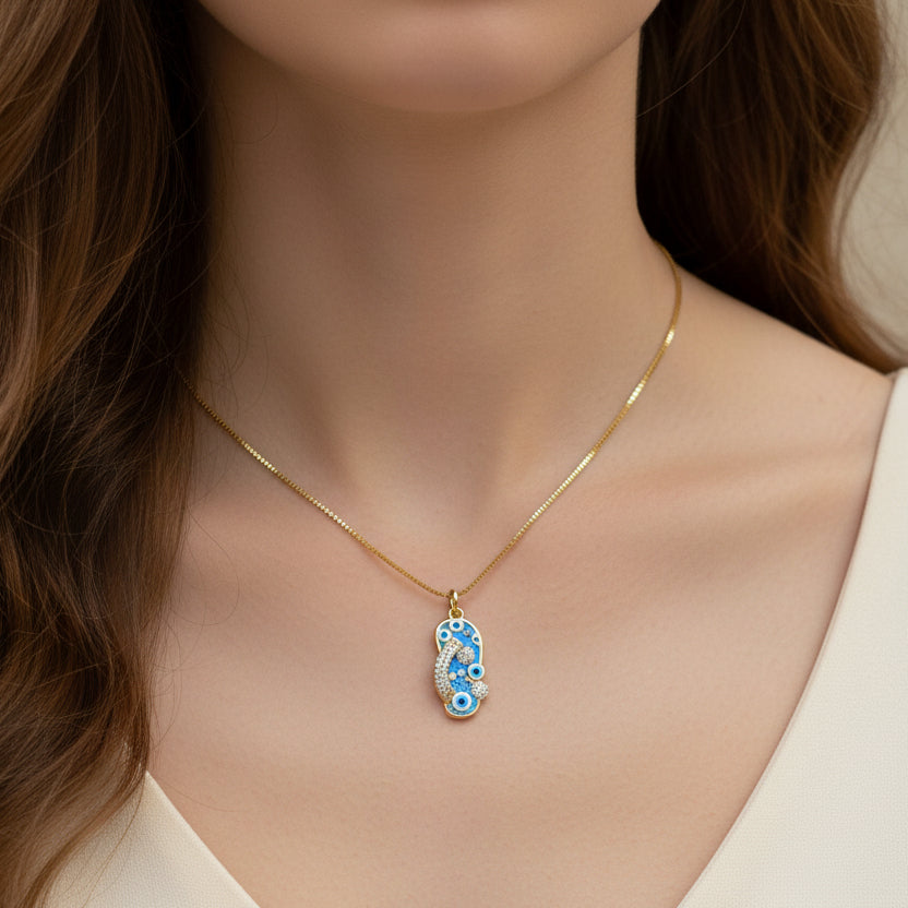 Flip-Flop Evileye Necklace