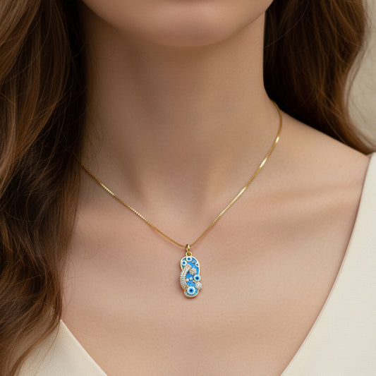 Flip-Flop Evileye Necklace