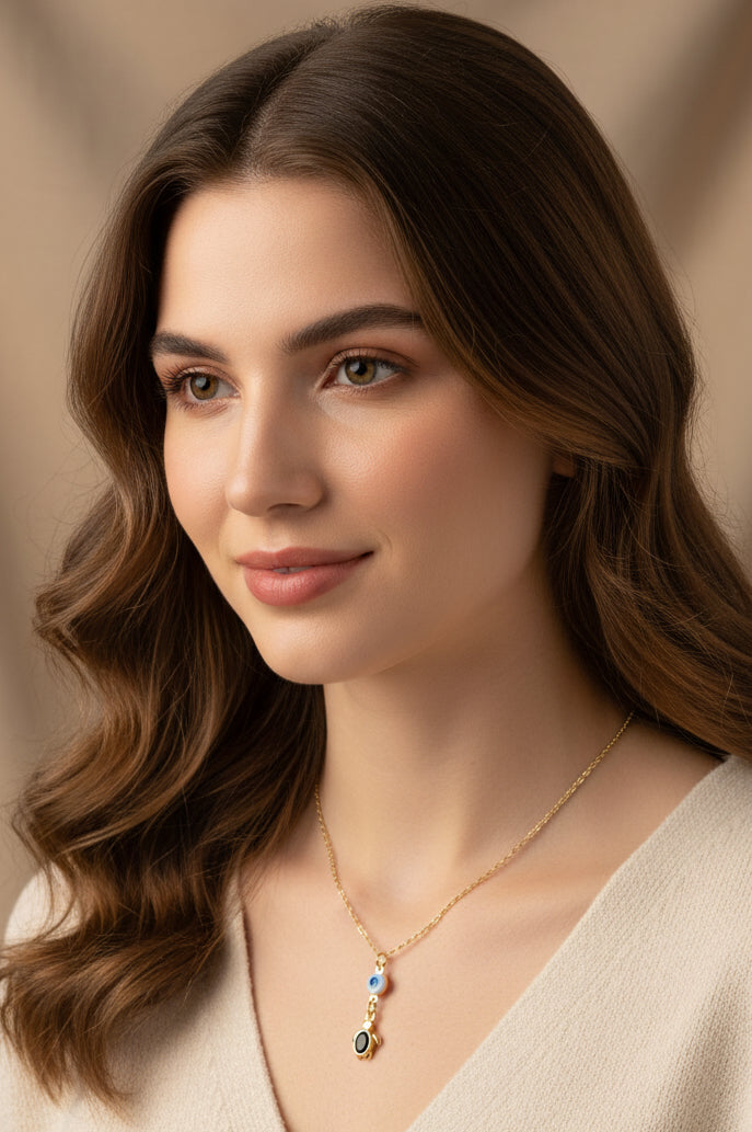 Turtle Evil eye Necklace