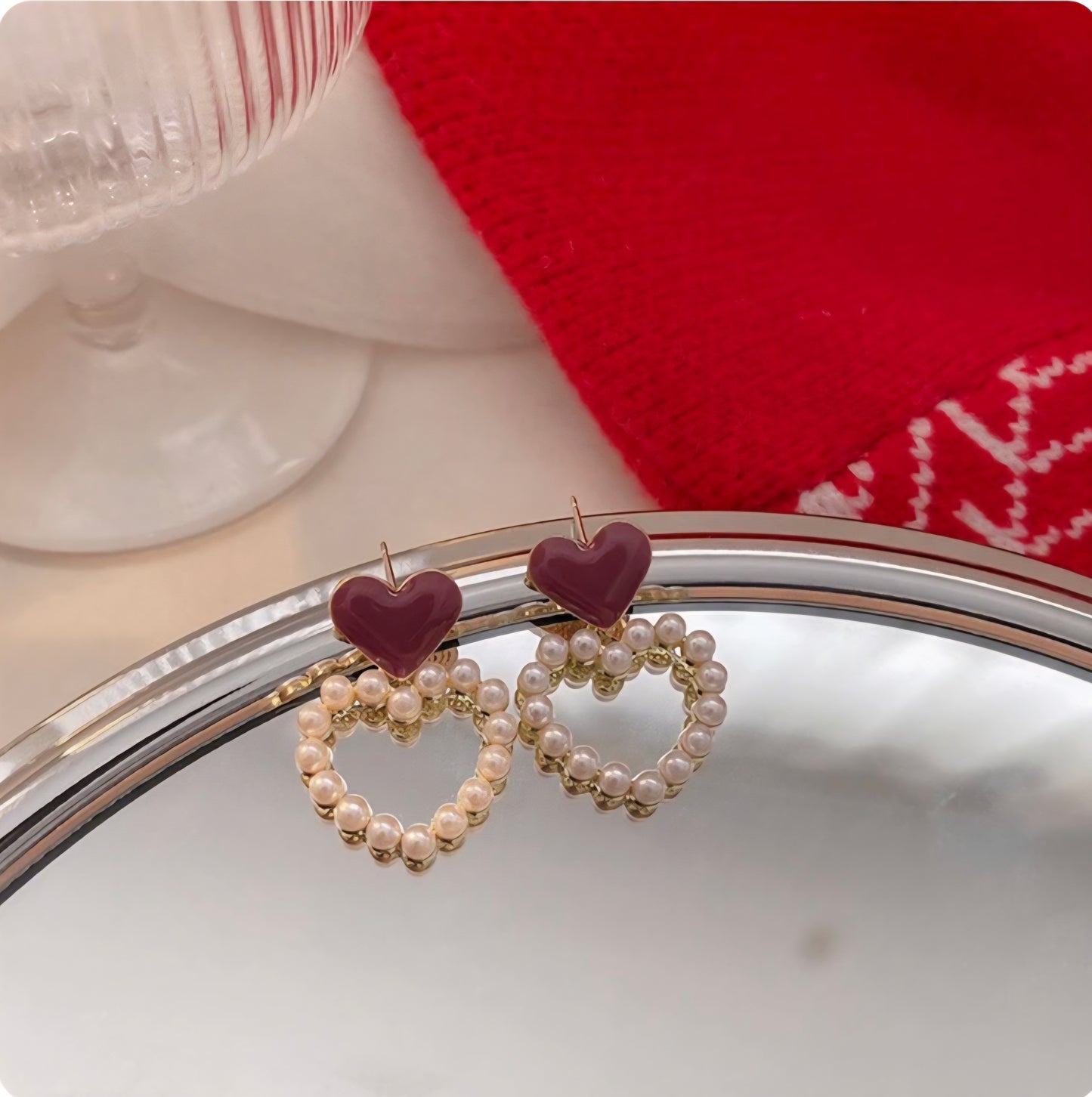 Cora Heart Danglers