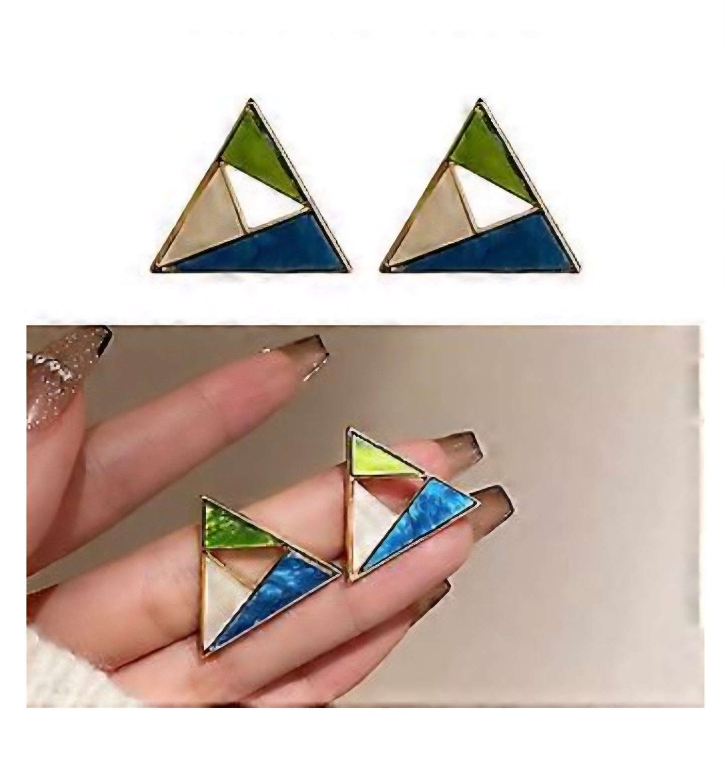 Christy Geometric Studs