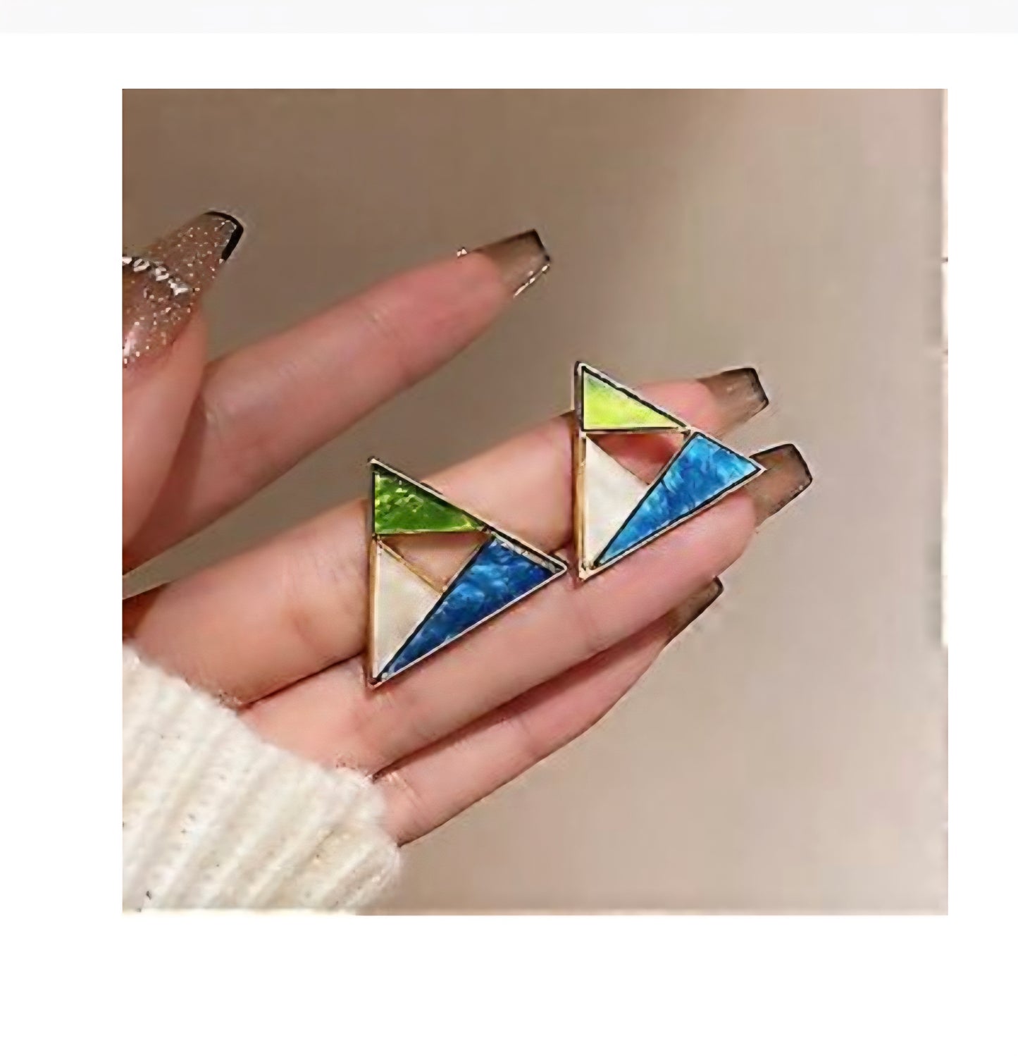 Christy Geometric Studs