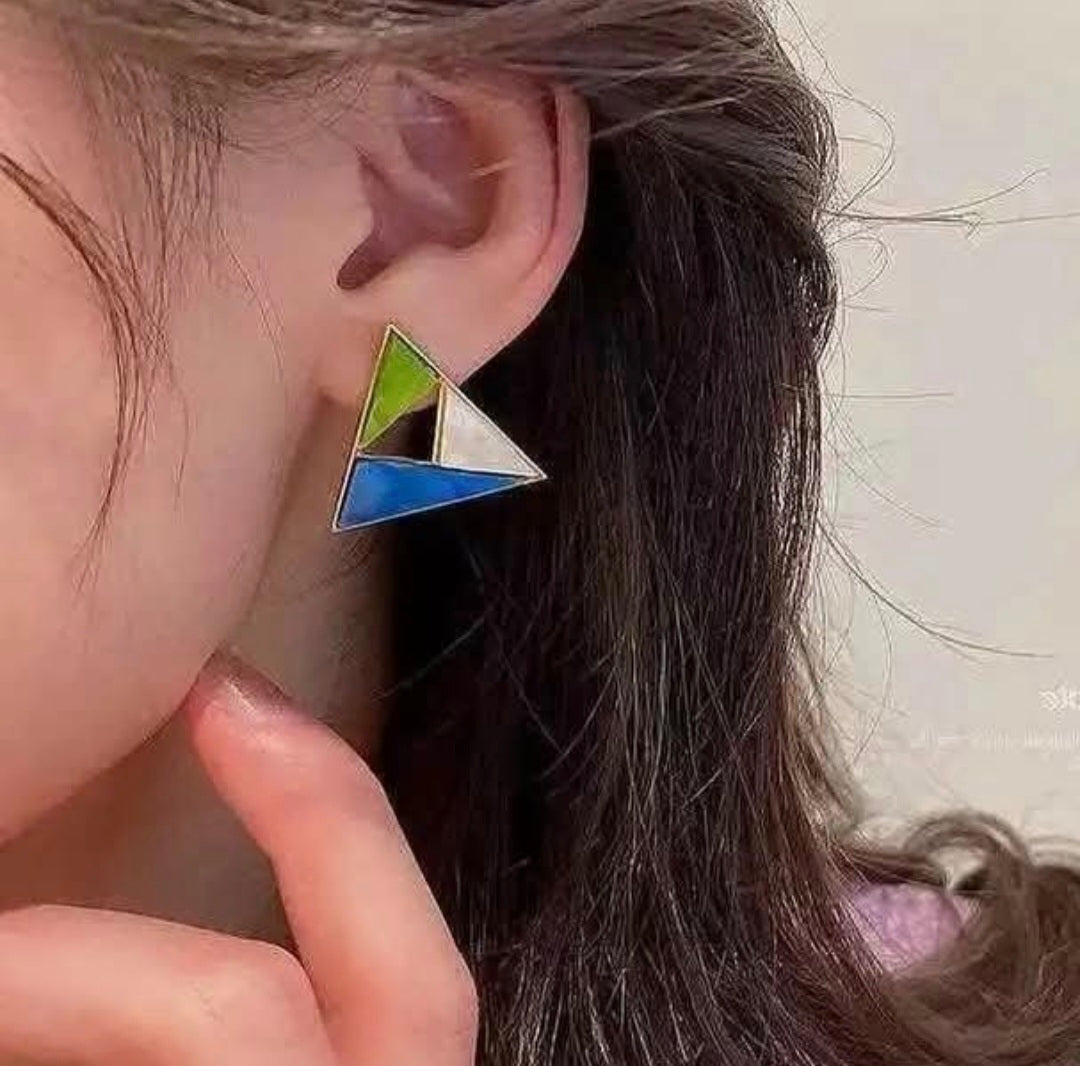 Christy Geometric Studs