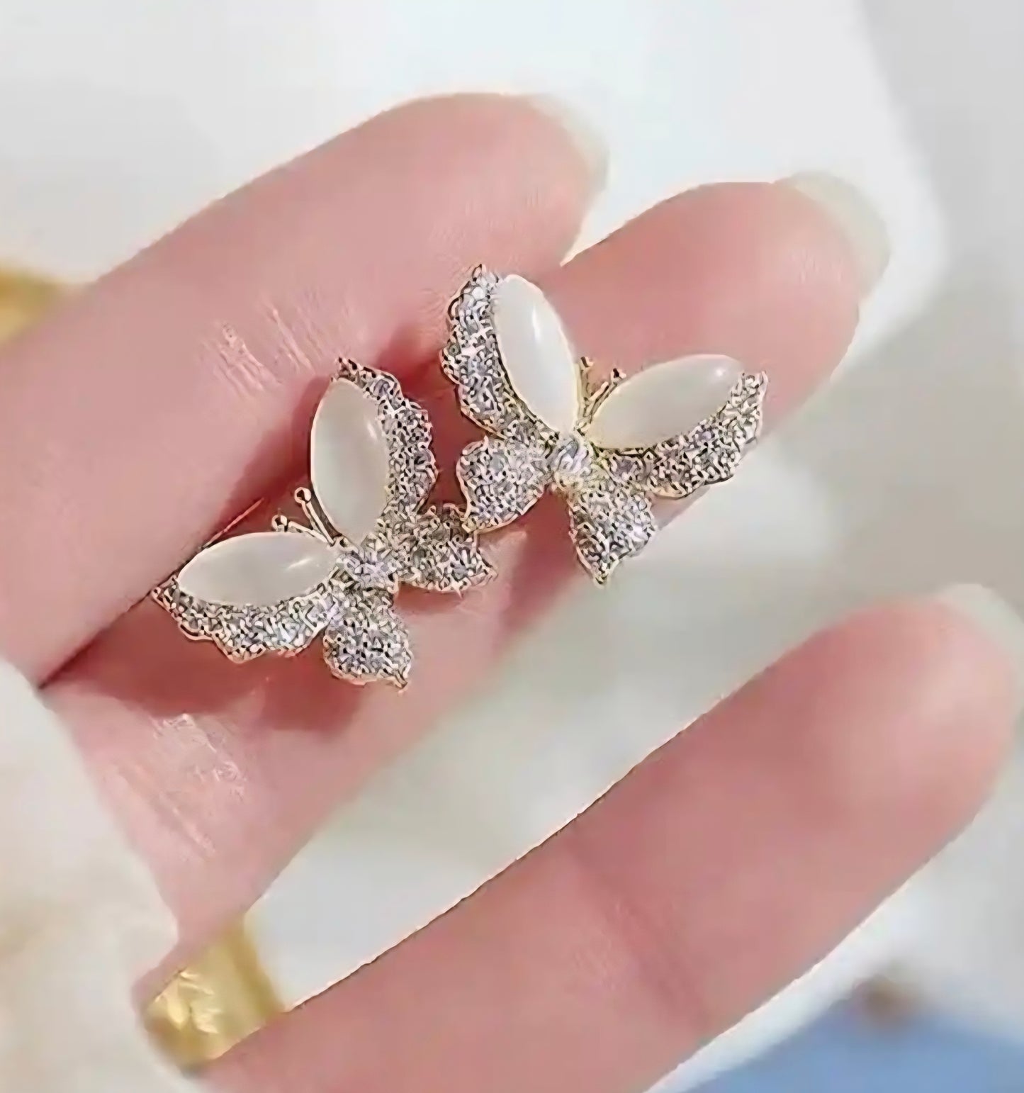 Daisy Butterfly Studs