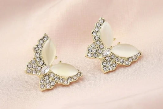 Daisy Butterfly Studs