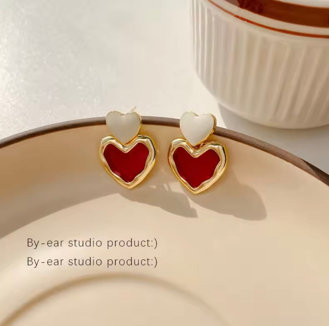 Faye Heart Danglers