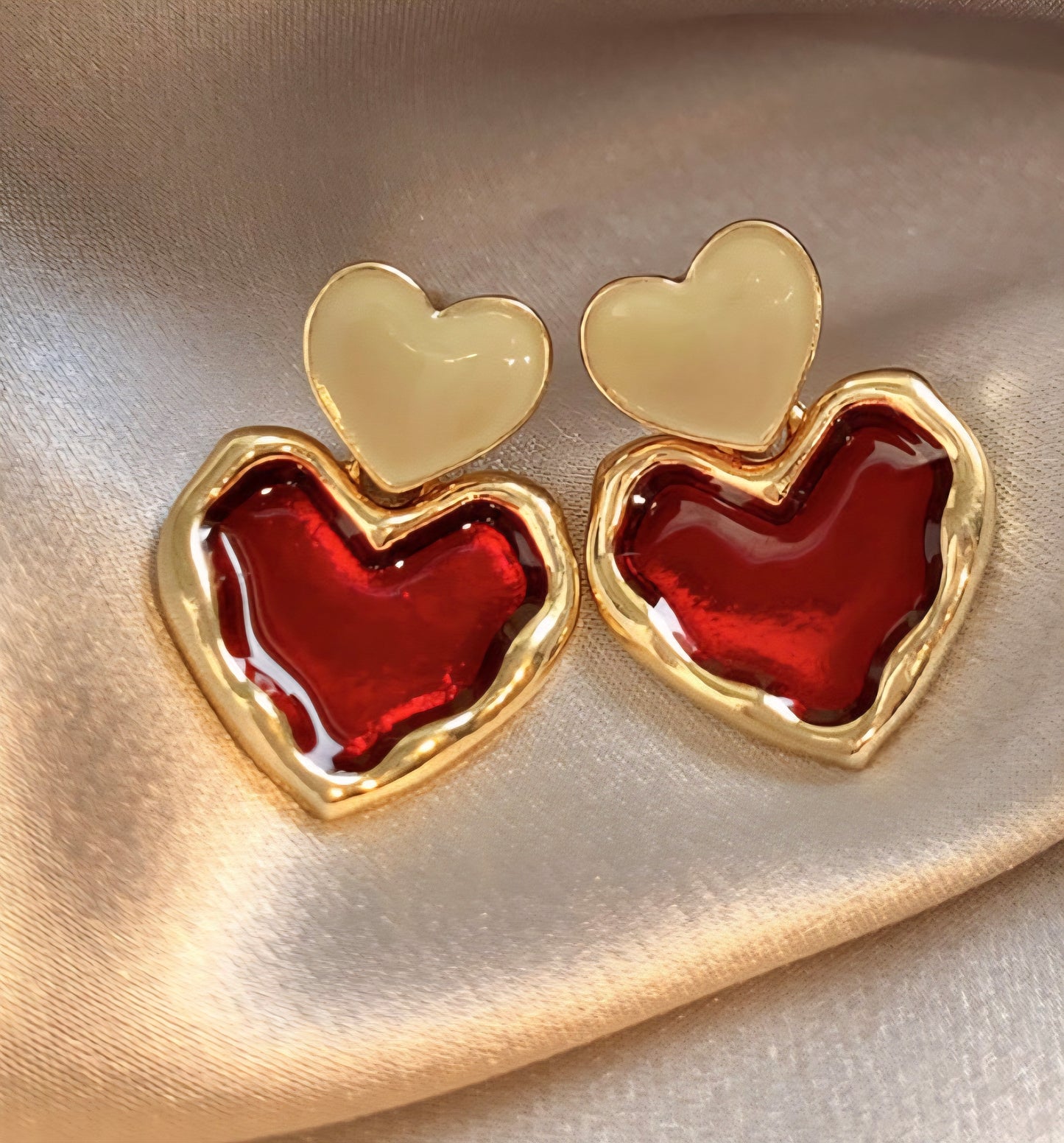 Faye Heart Danglers