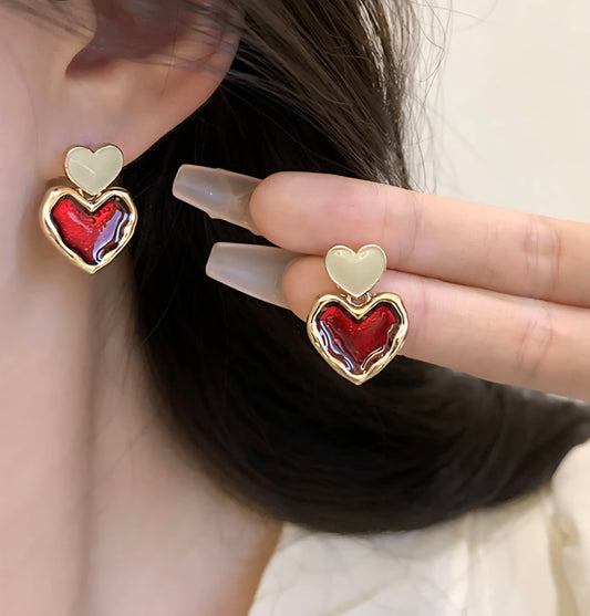 Faye Heart Danglers