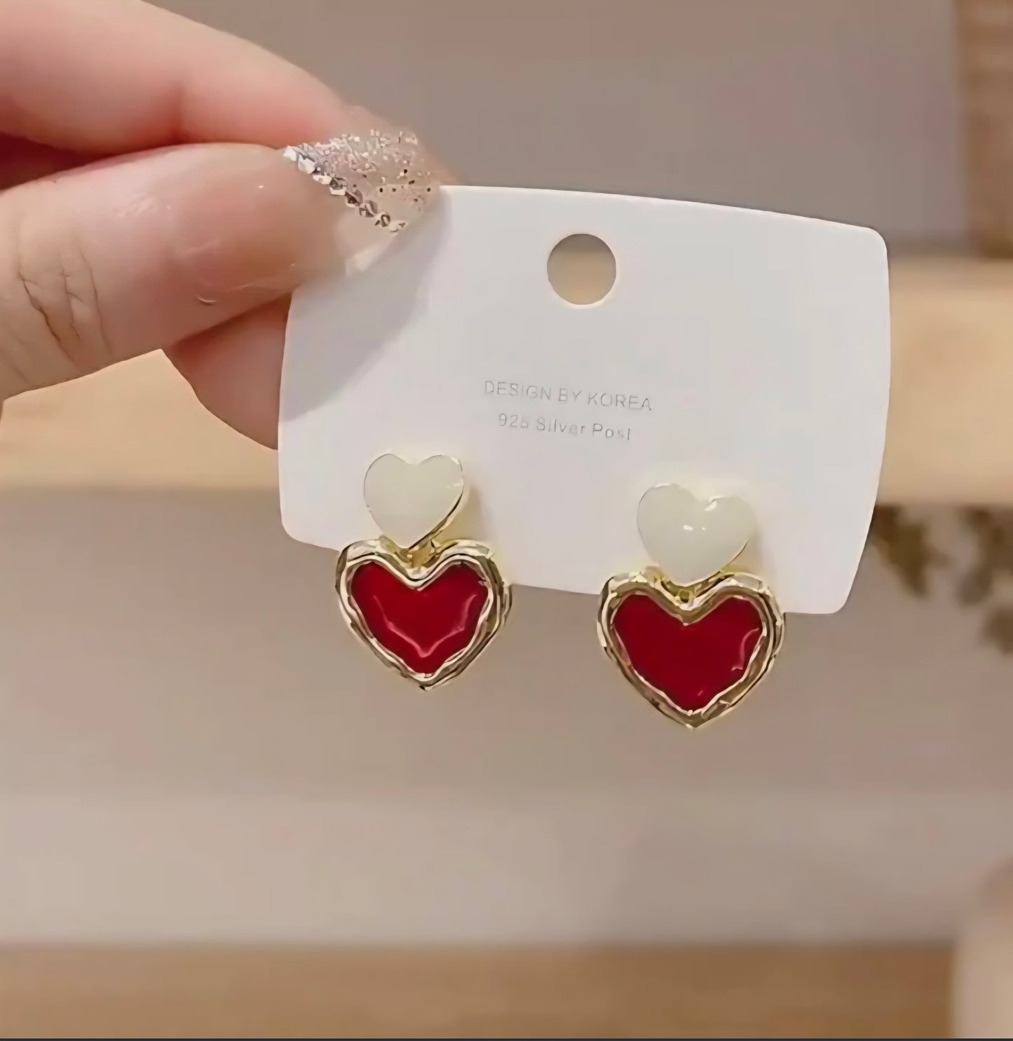 Faye Heart Danglers