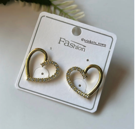 Carolina Heart Studs