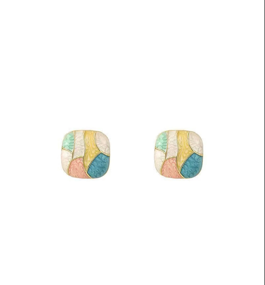 Multicolour Geometric Studs