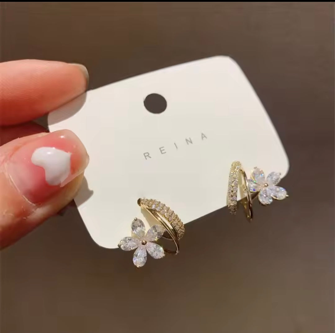 Allie Floral Studs