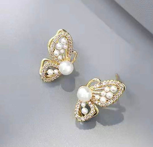 Zoe Butterfly Studs