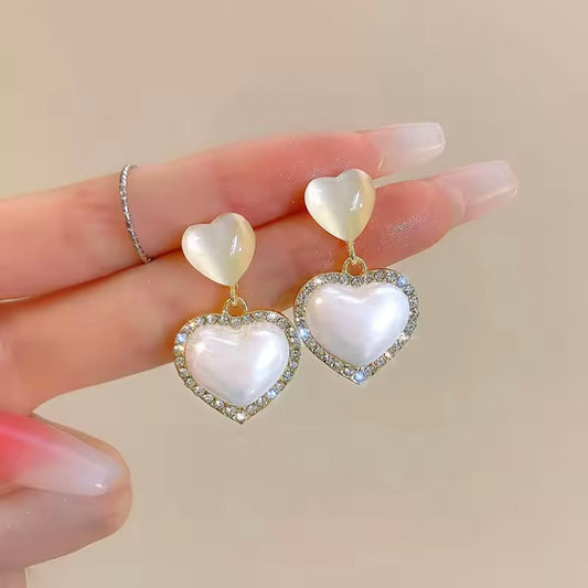 Belle Heart Danglers