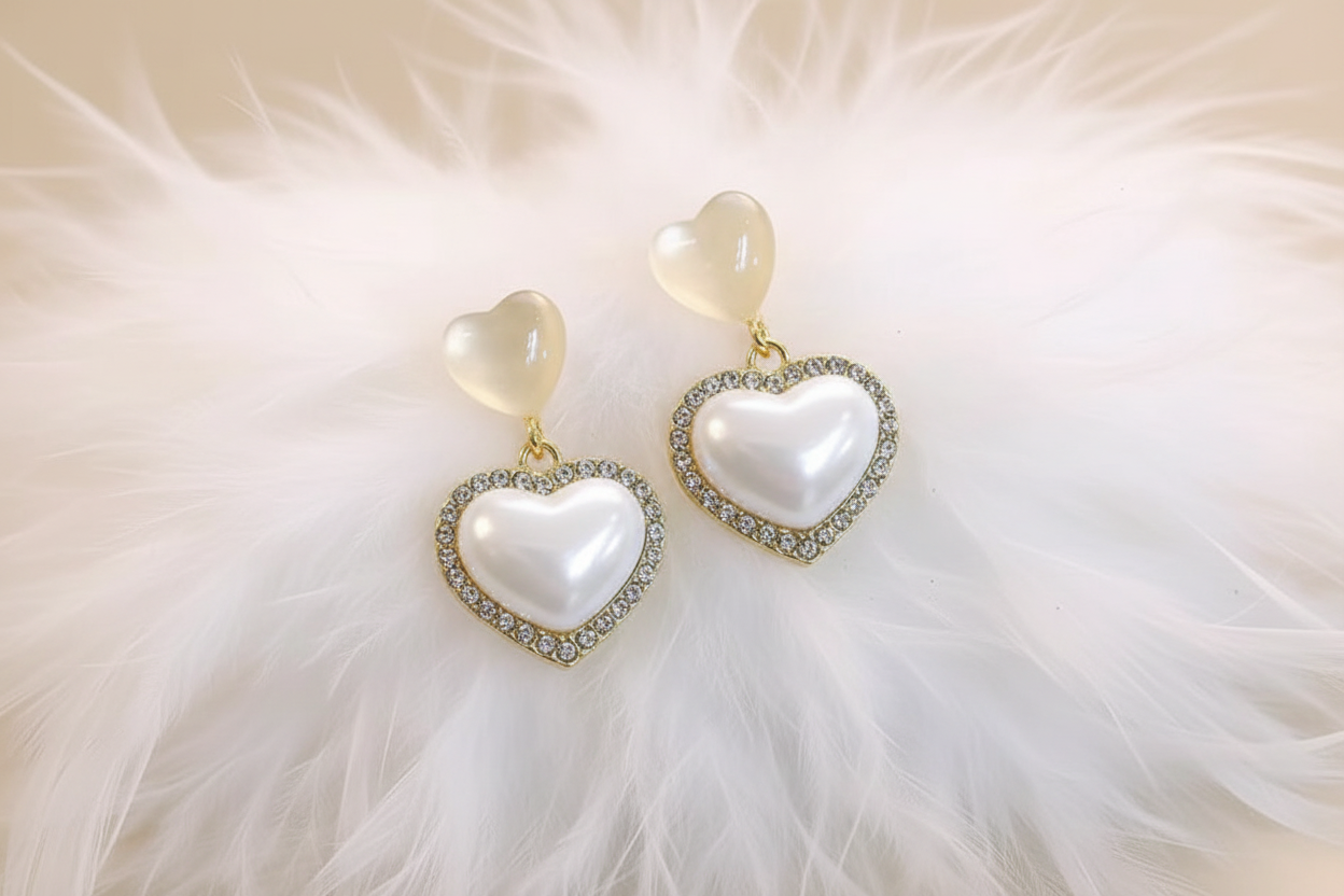 Belle Heart Danglers