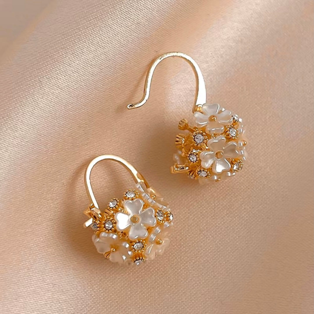 Amelia Floral Hoops