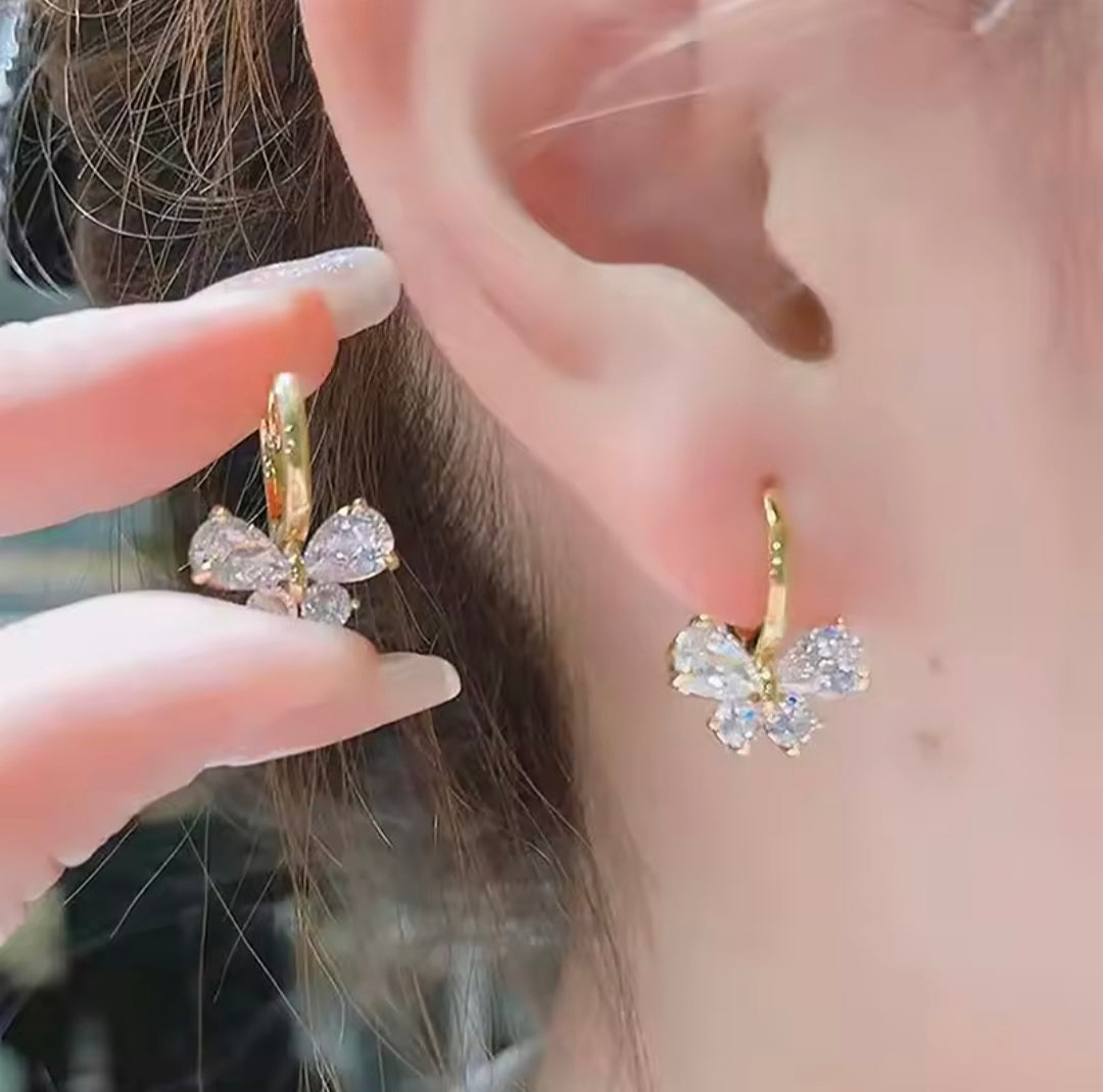 Clara Butterfly Hoops