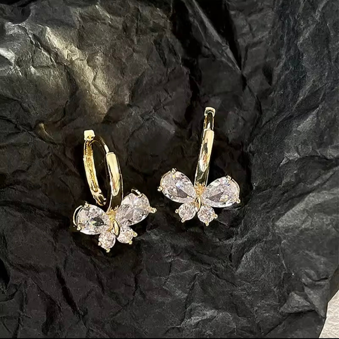 Clara Butterfly Hoops