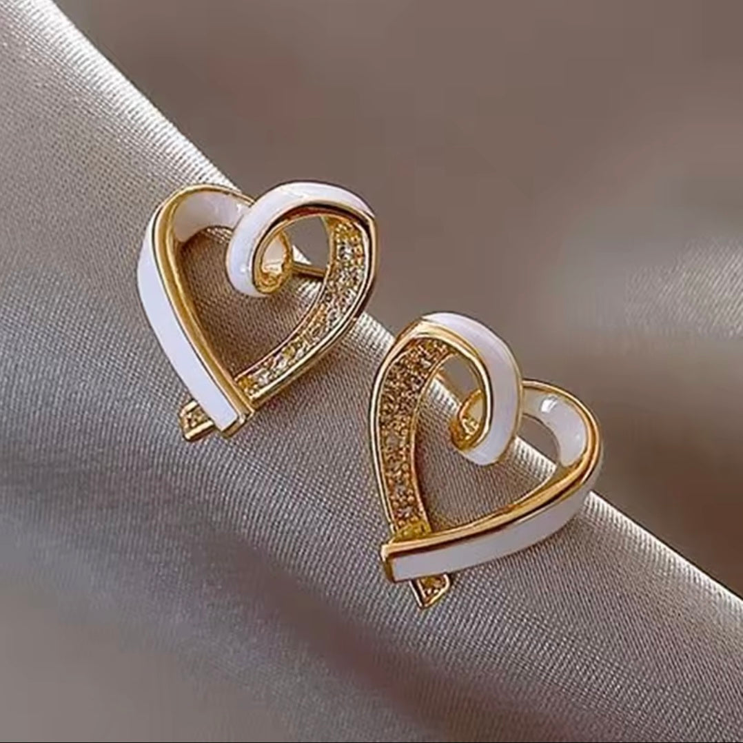 Laura Heart Studs