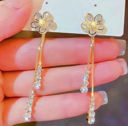 Kitty Floral Danglers