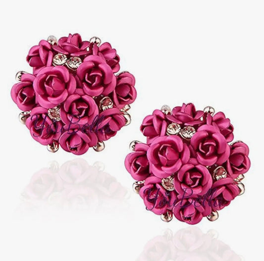 Maggie Pink Studs