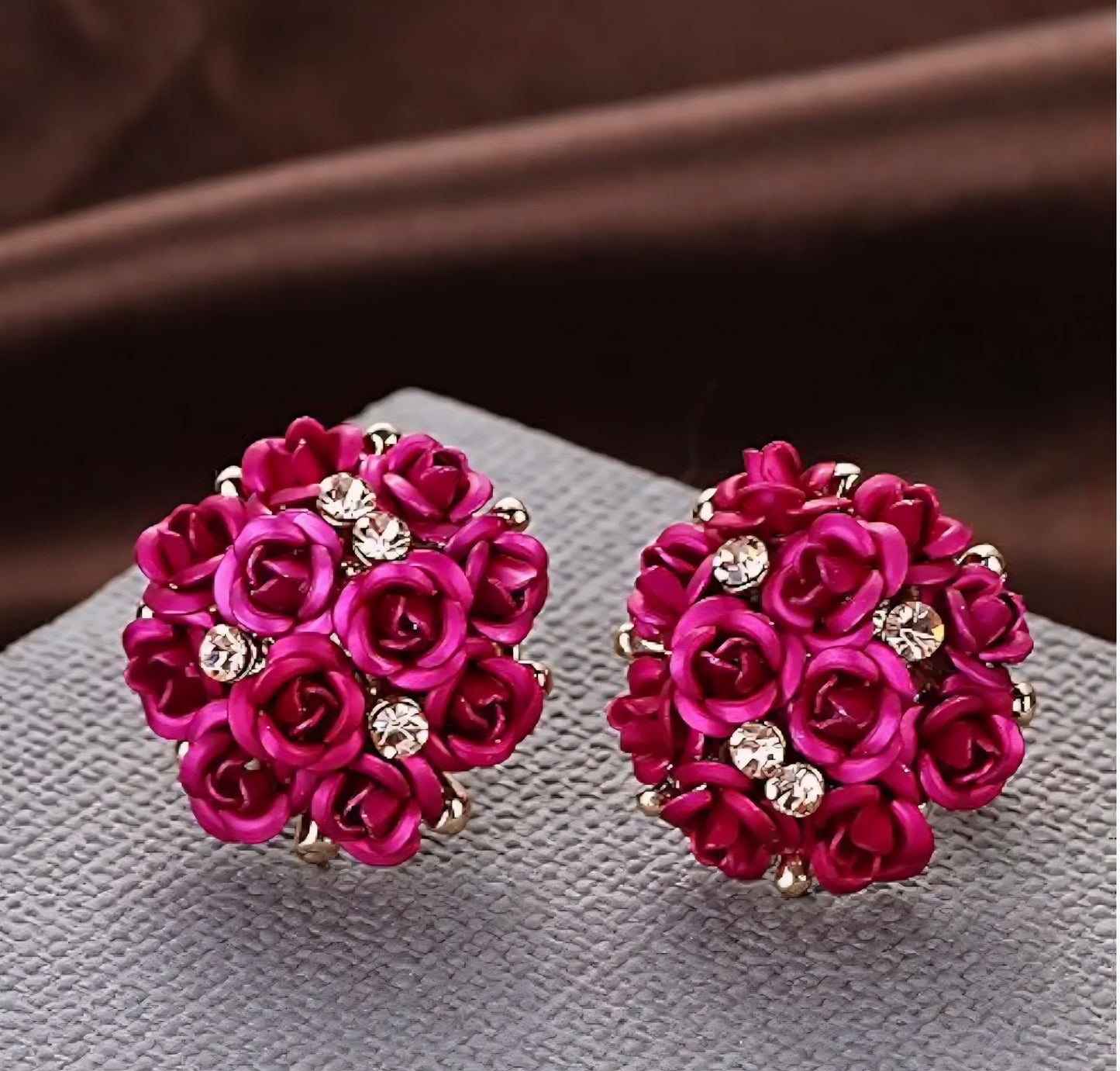 Maggie Pink Studs